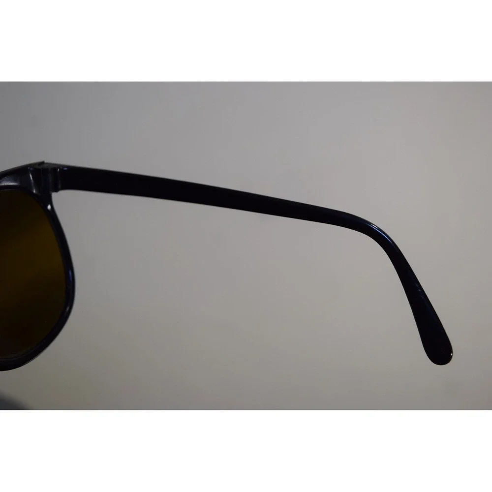 RARE 1960's Vuarnet Pouilloux 002 Sunglasses France Made Black Cat Eye Pre-1968